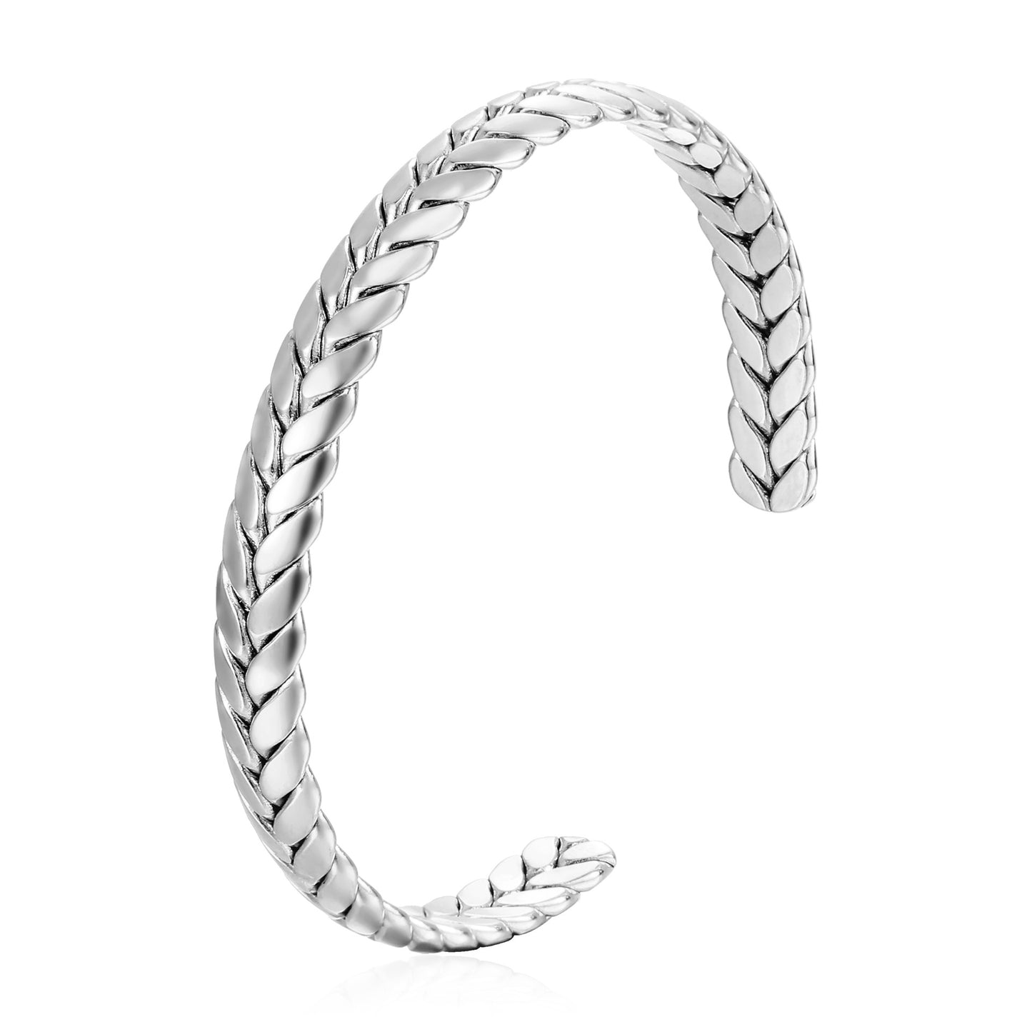 Wheat Shape Set Including Cuff Bangle+Ring+Earrings
