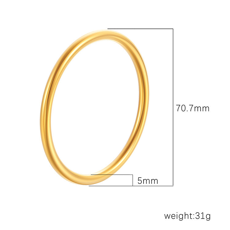 Plain Solid Bangle