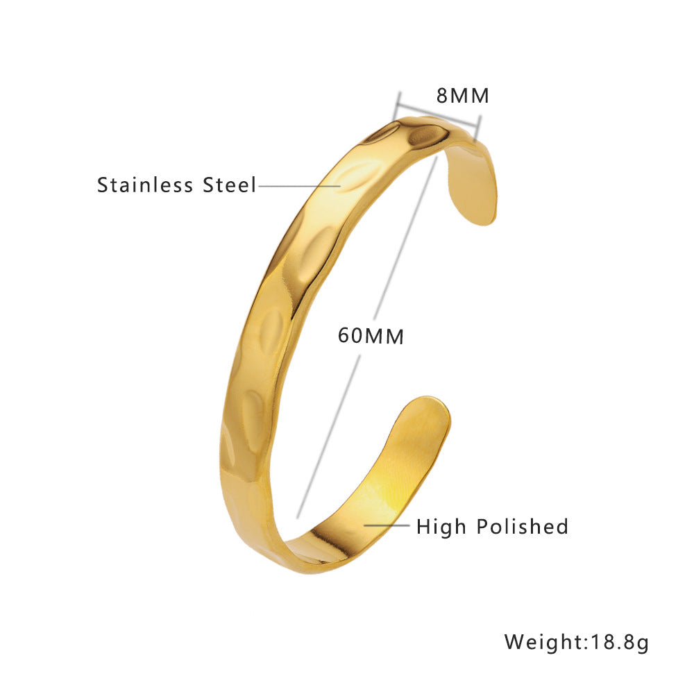 Gold Plated Cuff Bangles