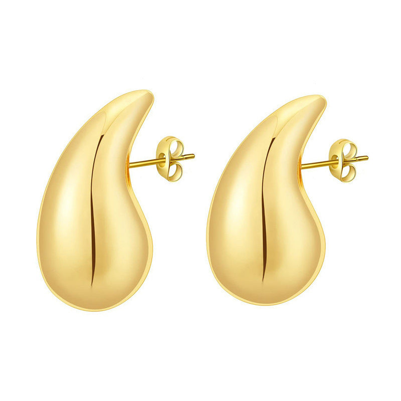 Tear Drop Hollow Earrings