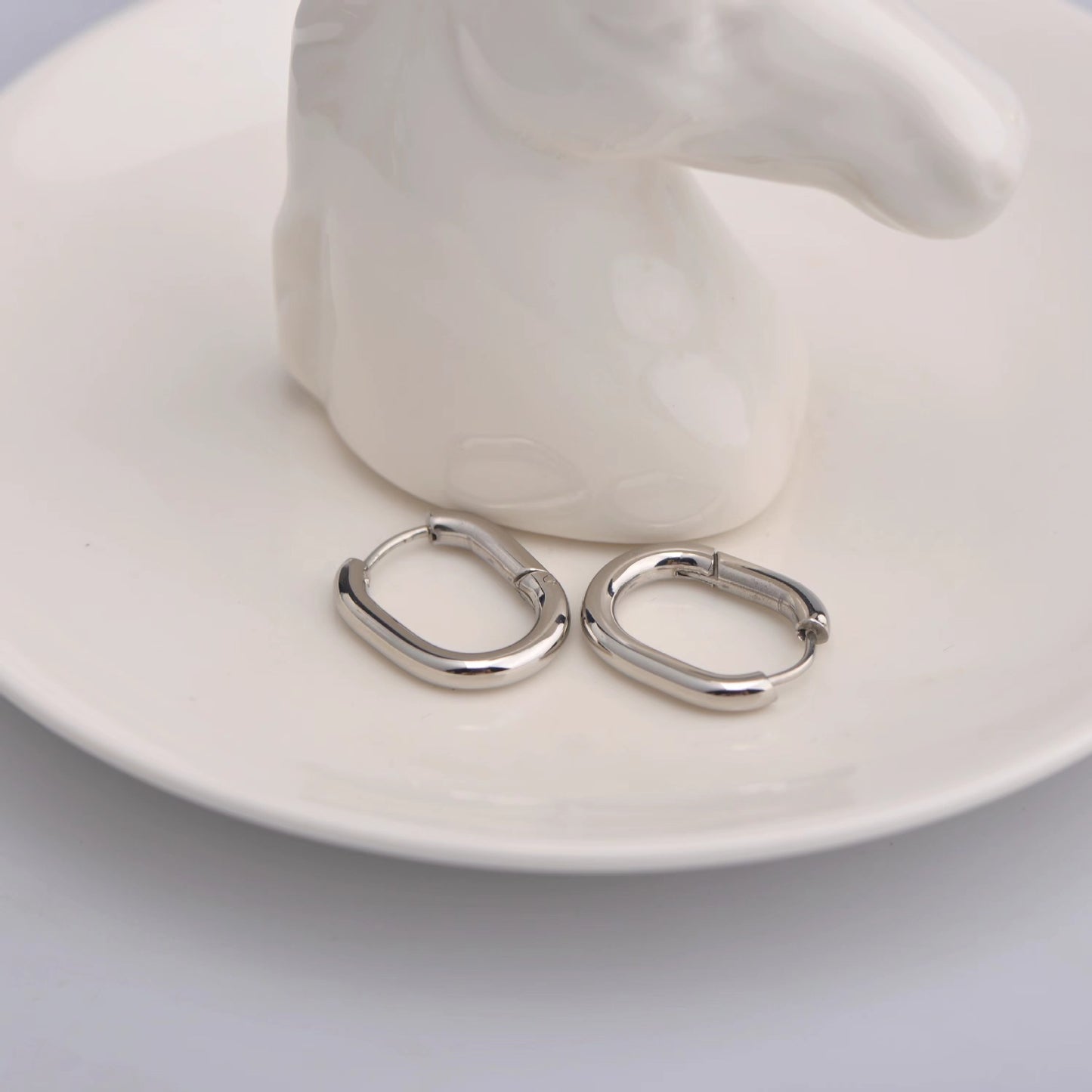 Rectangle Hoop Earrings
