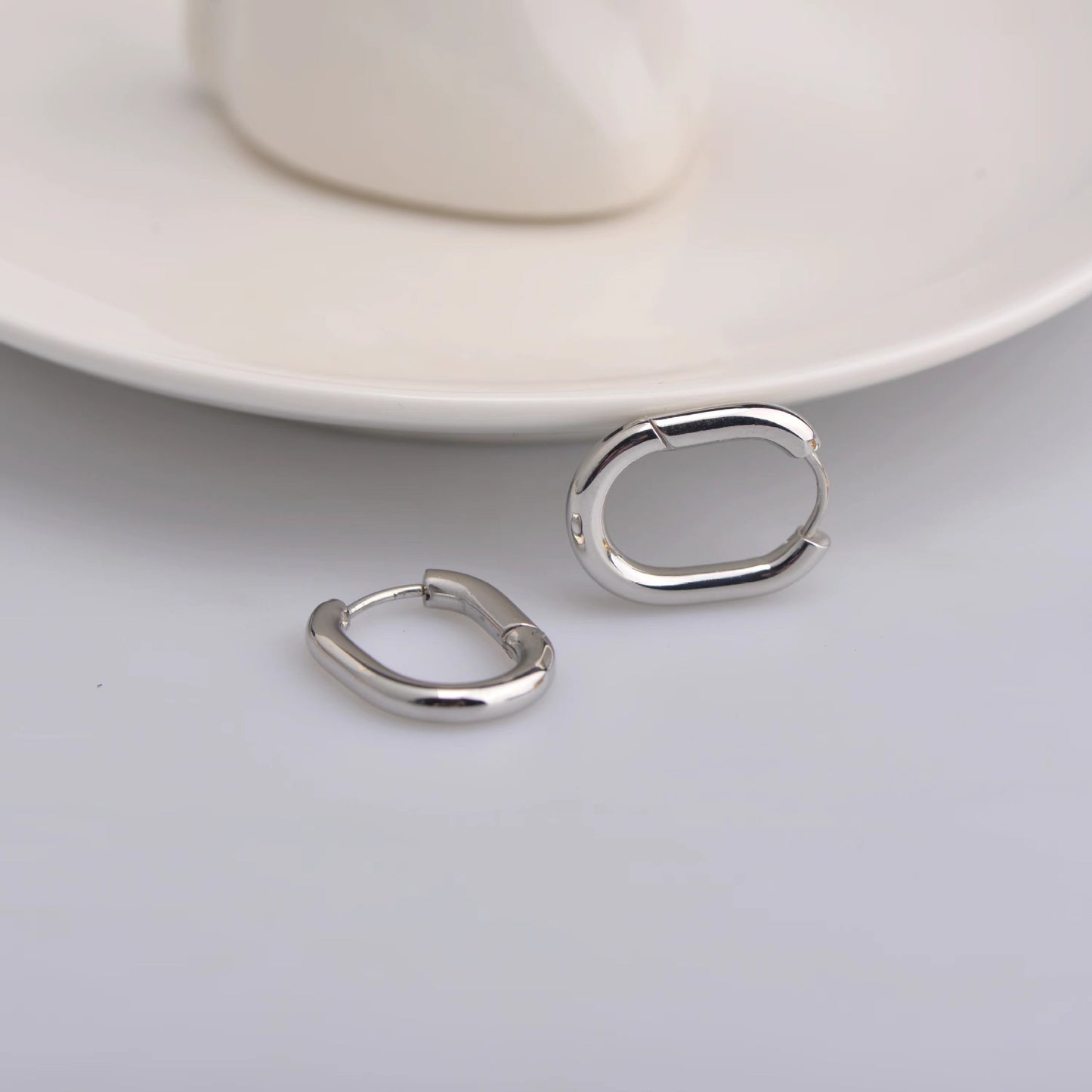 Rectangle Hoop Earrings