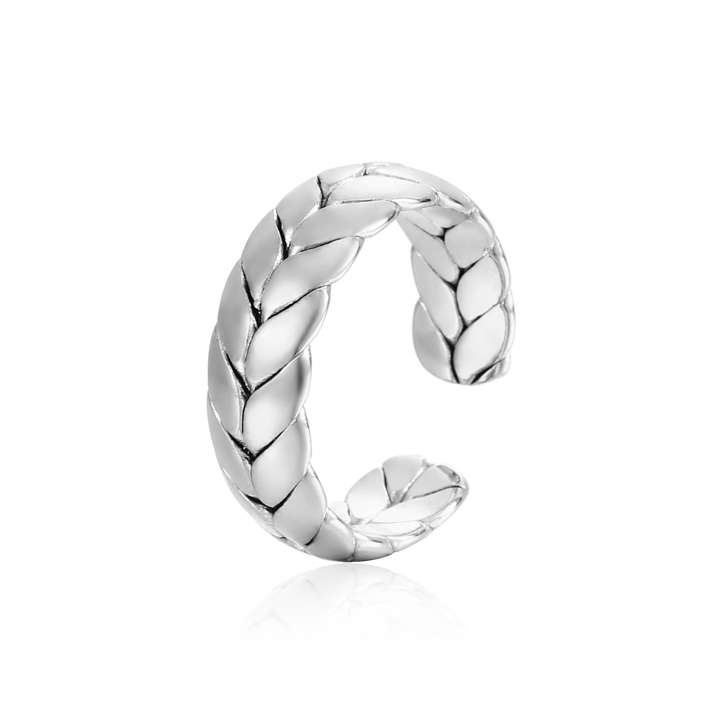 Wheat Shape Set Including Cuff Bangle+Ring+Earrings