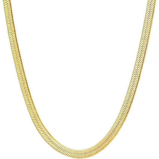 2/3/4/5mm Flat Snake Chains Necklaces