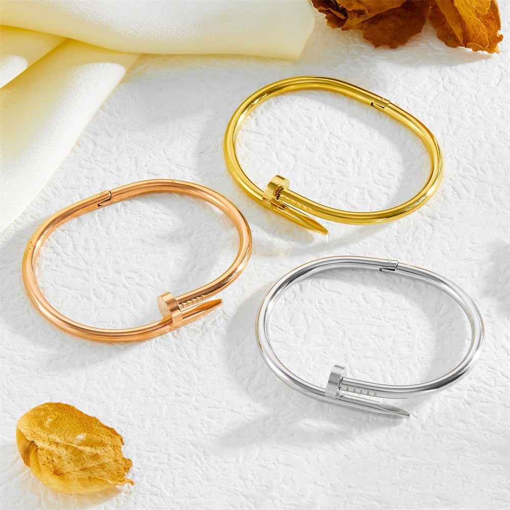 Plain Nail Bangles