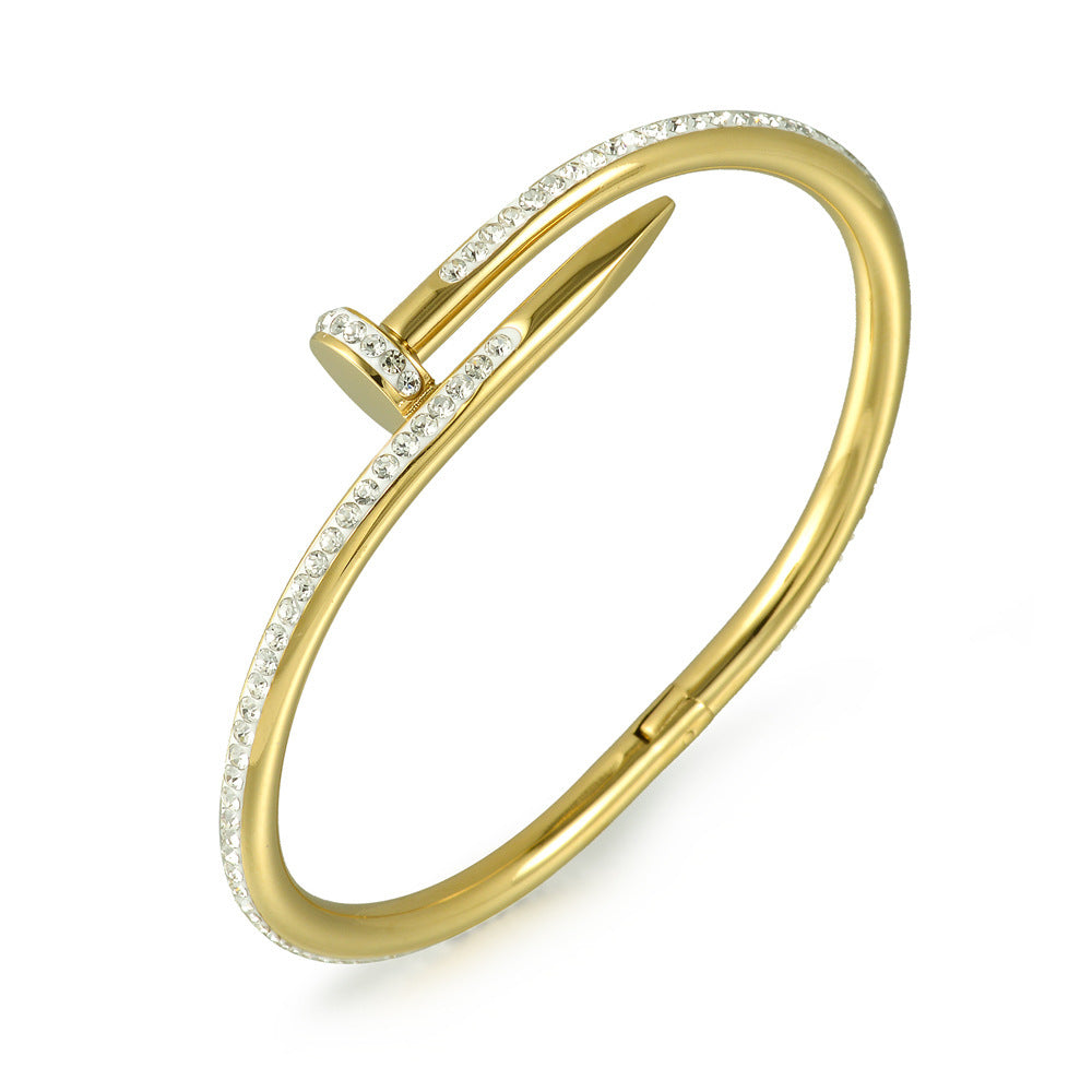 Full Diamond Nail Bangle