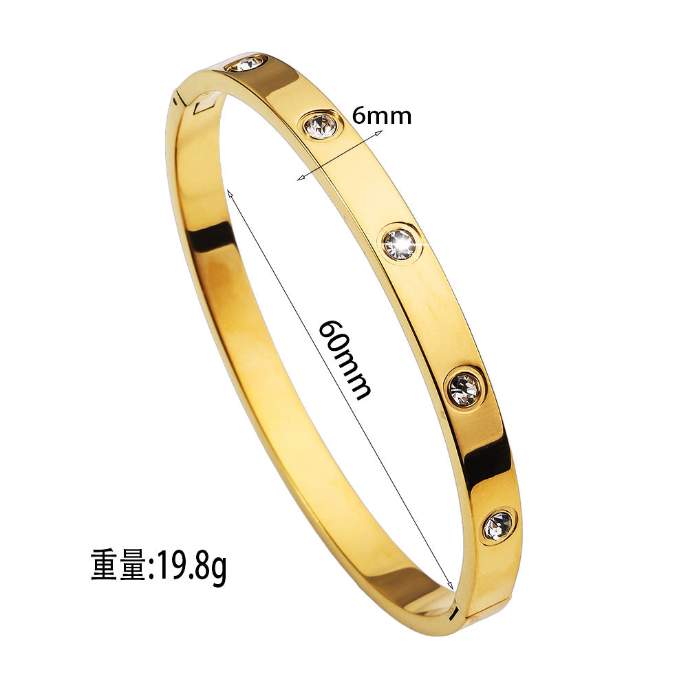 10 Diamonds Classic Bangle