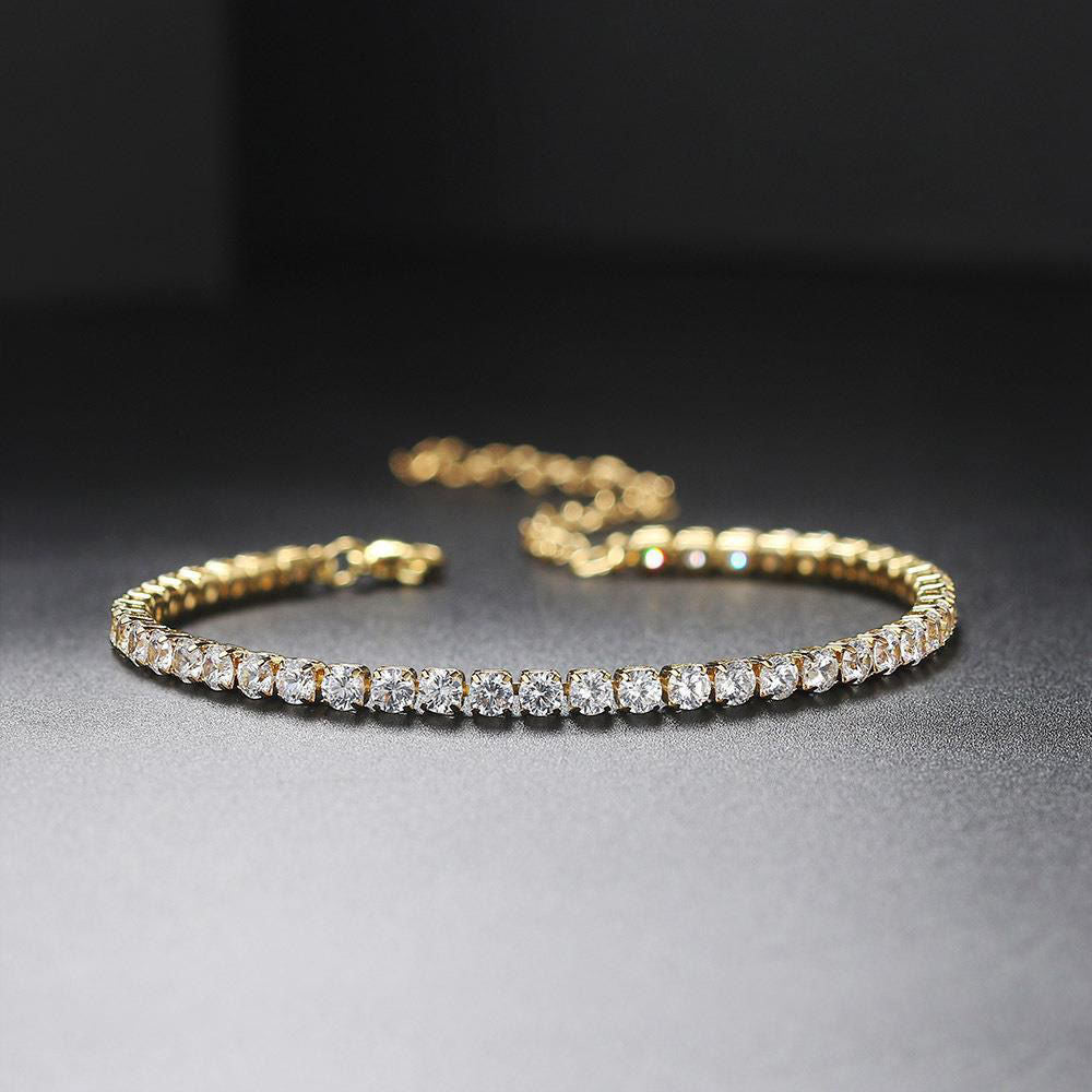 Full Diamond Tennis Bracelet