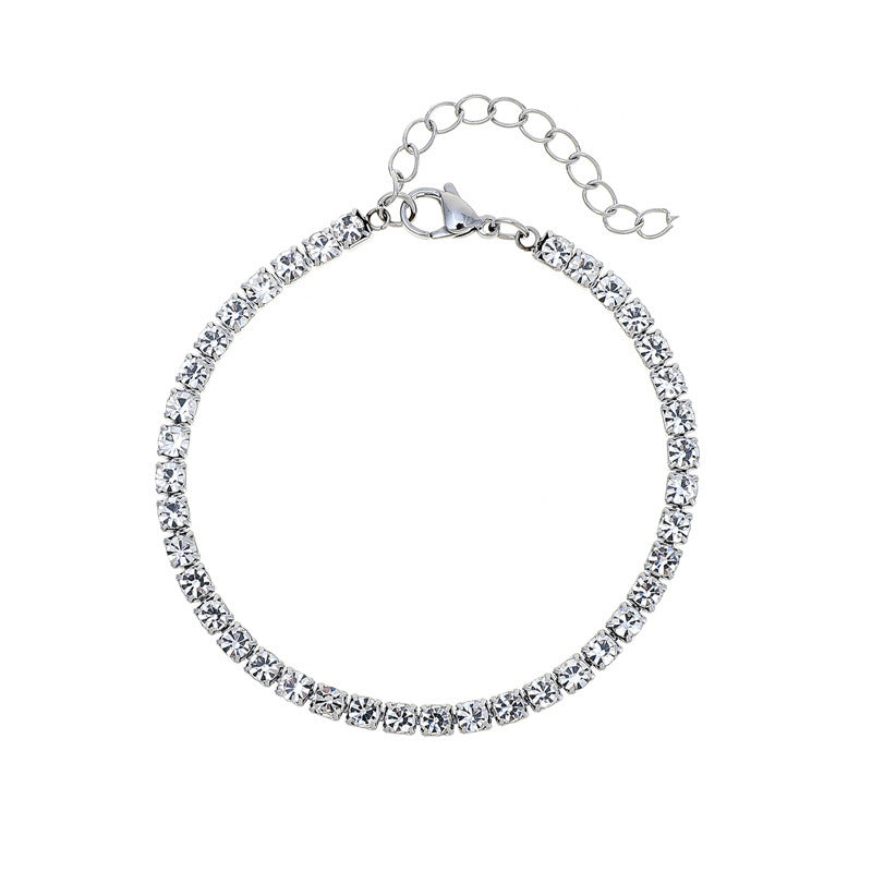 Full Diamond Tennis Bracelet