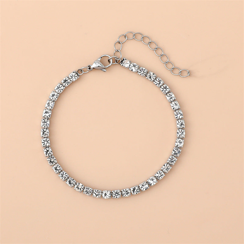 Full Diamond Tennis Bracelet