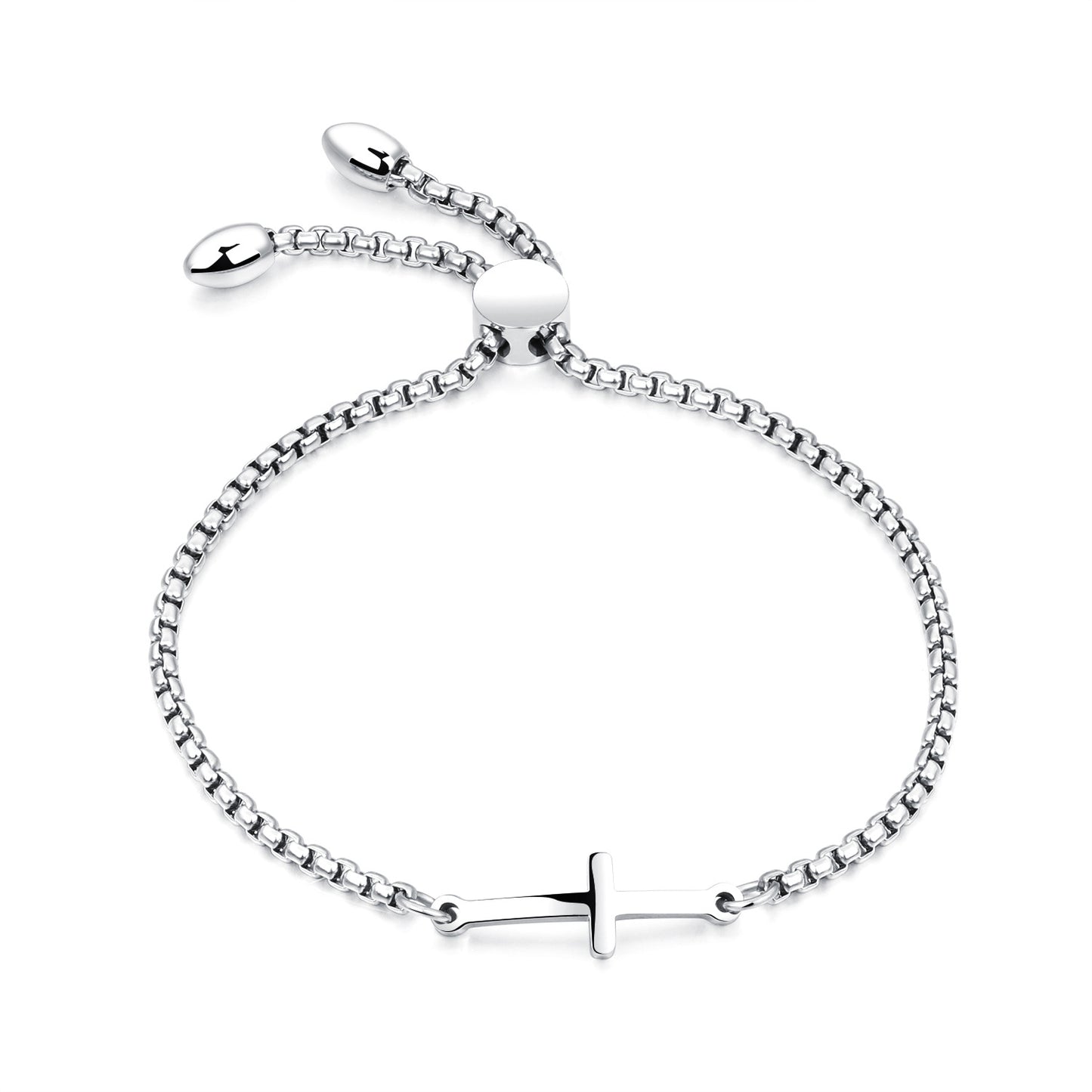 Adjustable Cross Bracelet