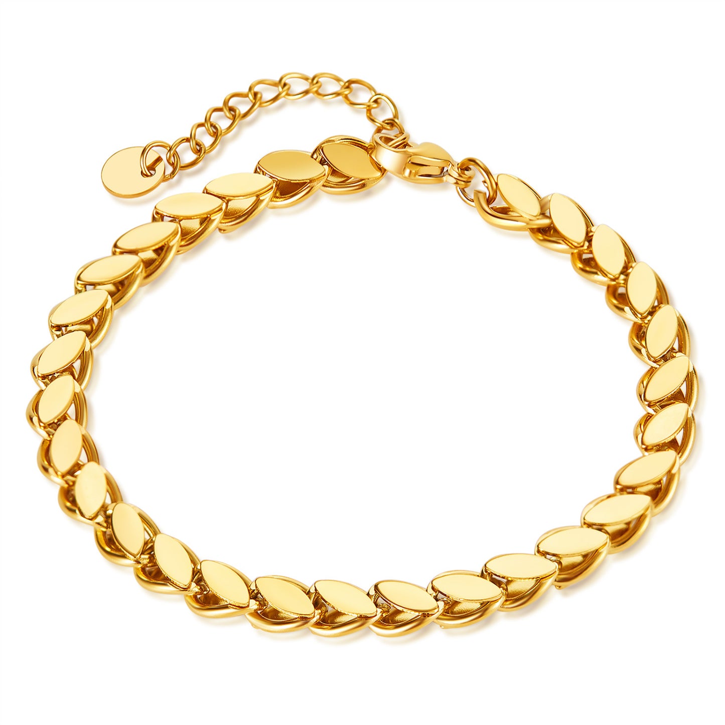 Plain Glossy Chain Bracelet