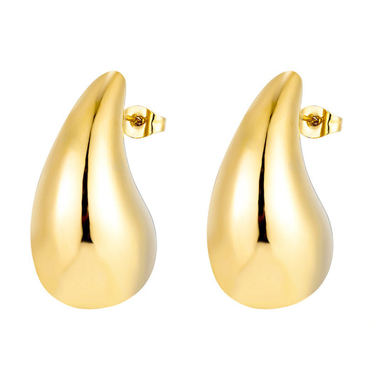 Tear Drop Hollow Earrings