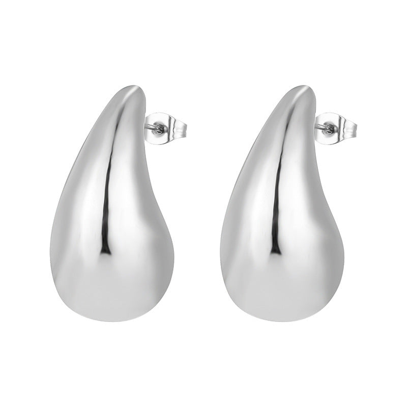 Tear Drop Hollow Earrings