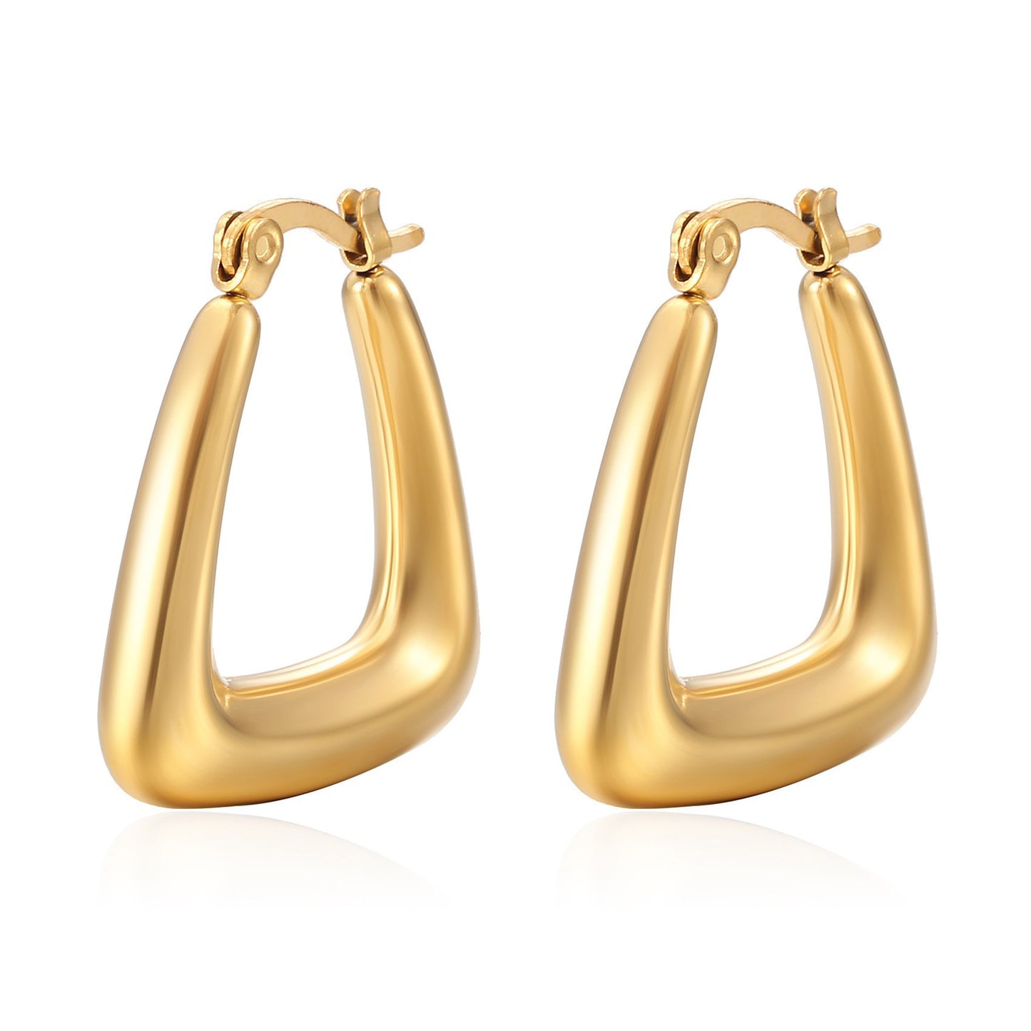 Triangle Hollow Earrings