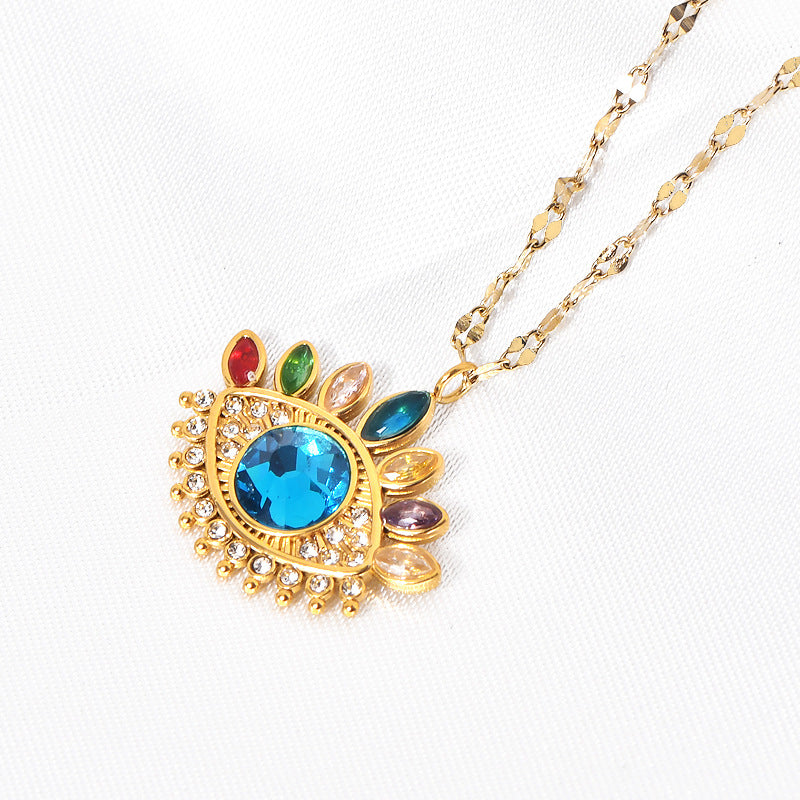 Summer Cool Evil Eye Necklace