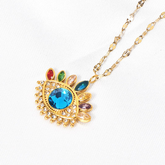 Summer Cool Evil Eye Necklace